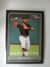 2022 PANINI Three and Two LUIS MATOS Prospect Black 8/9 P-43 SSP