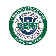 CERT DHS Homeland Security Sticker