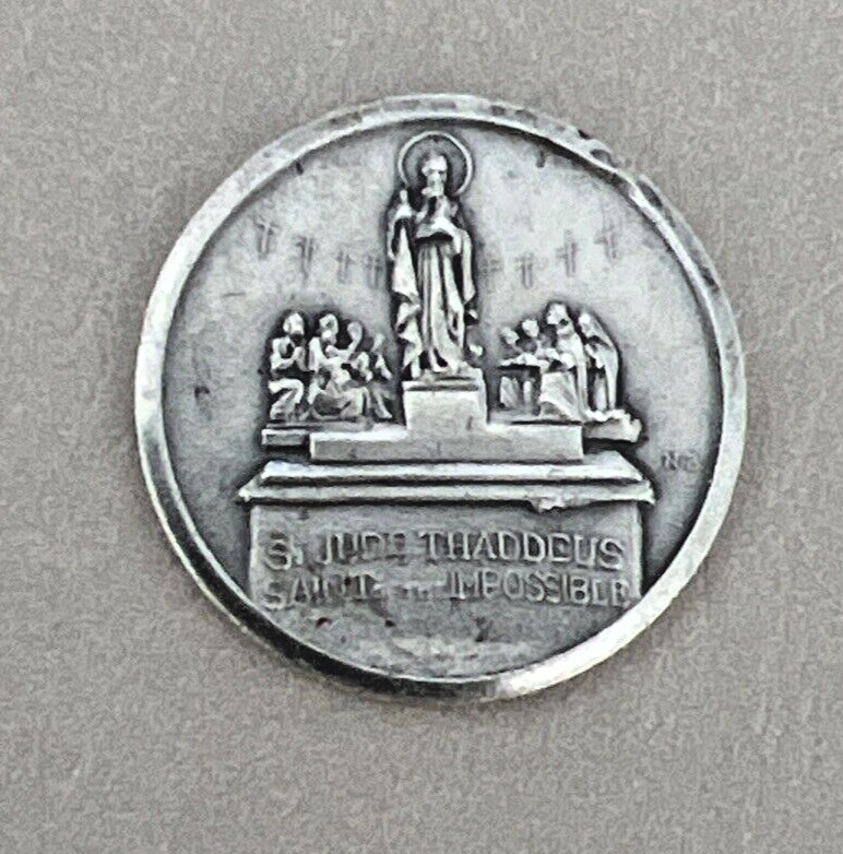 St Jude Thaddeus Pocket Medal St of the Impossible Shrine of St Jude Chicago