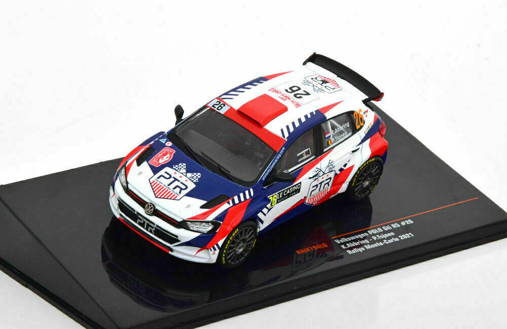 Volkswagen Polo GTI R5 N26 Monte Carlo Réplique de Collection Premium en Métal