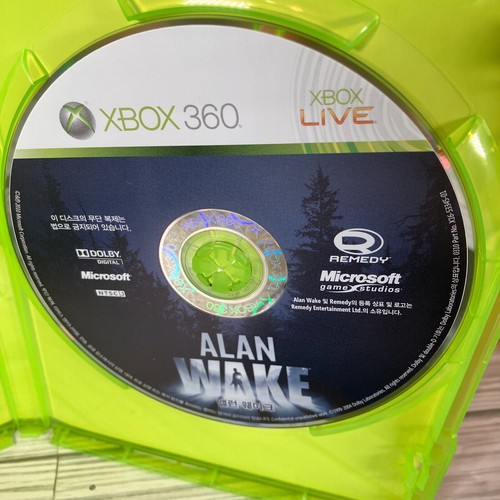 Alan Wake XBOX 360 Korean Version Clean Game with Manual NTSC-J - Picture 6 of 6