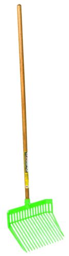 Little Giant Dura Fork Pitch Fork with 52" Wood Handle & 15.125" Head - Lime - Afbeelding 1 van 2