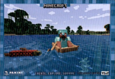 Panini Minecraft Trading Card Nr. 152 - Die Höhle - Pixel Karte - 2023