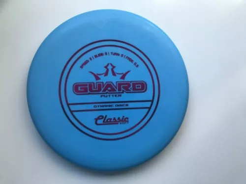 DISC GOLF DYNAMIC DISCS CLASSIC SOFT GUARD EXTRA GLIDE PUTTER 174g BLUE