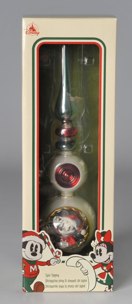 【レア】DISNEY MINNIE CHRISTMAS TREE TOPPER 8.5-Inch Disney Minnie Mouse Holiday Treetopper Decoration