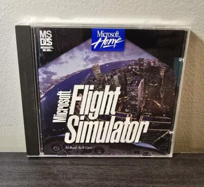 Microsoft Flight Simulator 5.1 MS-DOS CD-ROM 1983-1995 With Manual