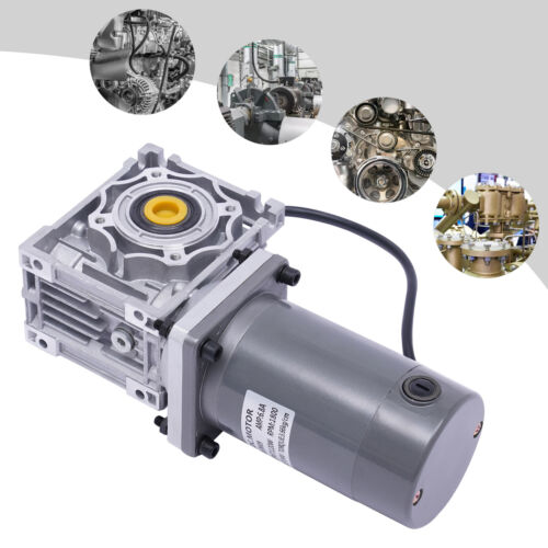 120W DC24V Worm Gear Reducer Gearbox Electric RV Gear Motor High Torque 1800RPM