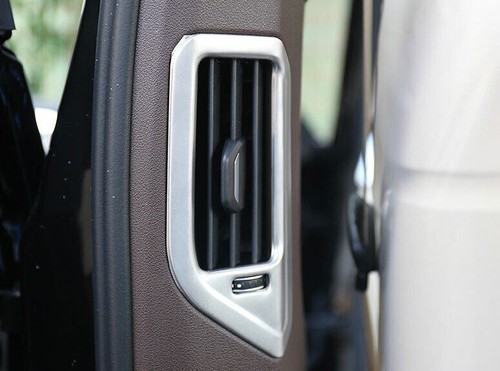 B Pillar Air Outlet Vent Frame Cover Fit For BMW X5 G05 2019-2022 Matte Silver - Picture 5 of 9