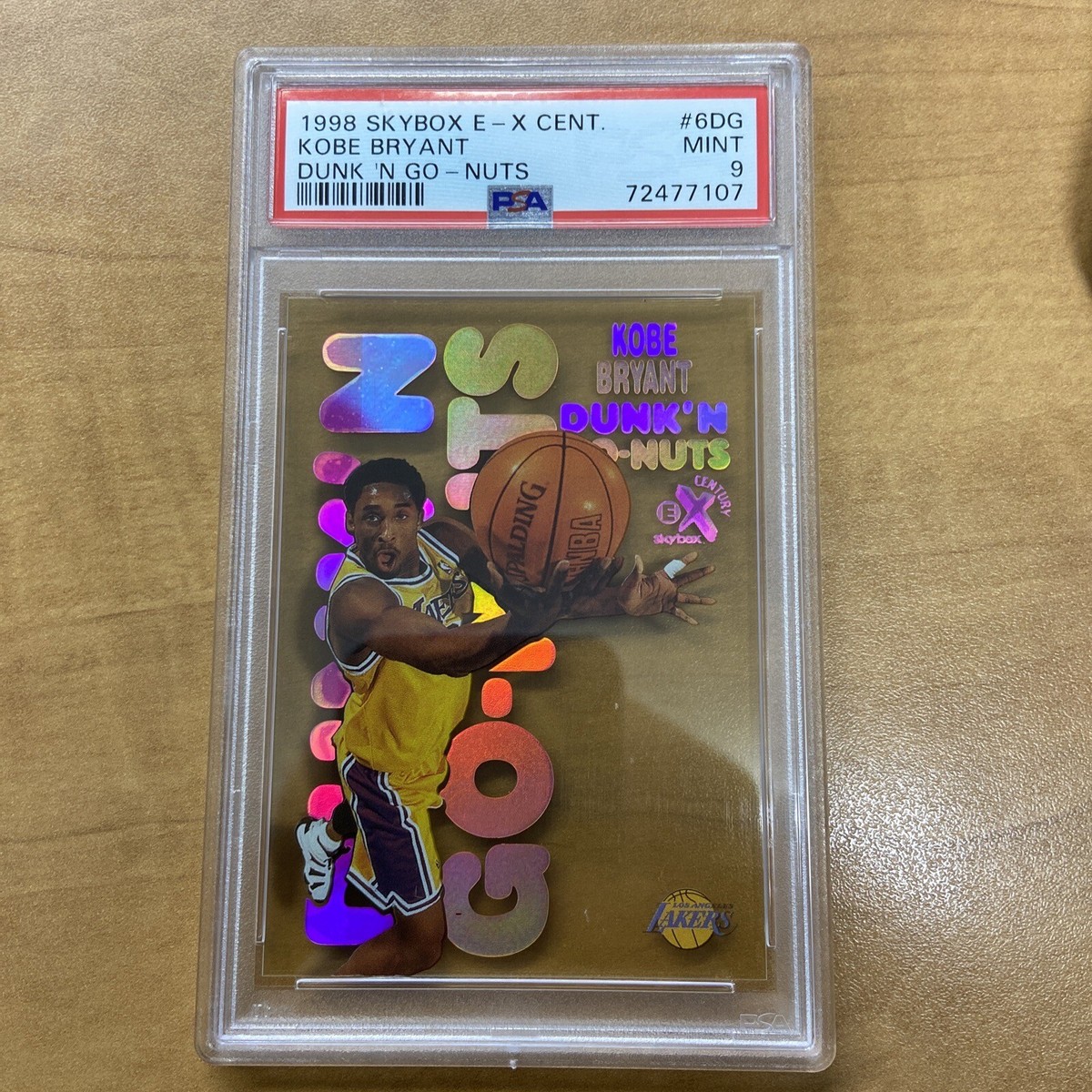 1998 Skybox E-X Century Kobe Bryant Dunk 