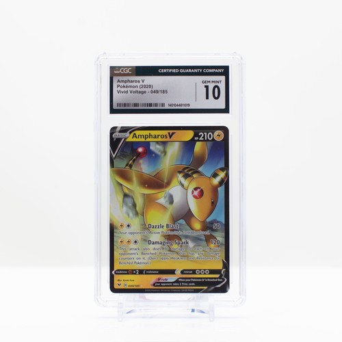 Pokemon Ampharos V #049 2020 Vivid Voltage - CGC 10 - Bild 2 von 4