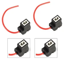 Wire Pigtail Female Ceramic A H3 Two Harness Fog Light Bulb Repair Connector Fit