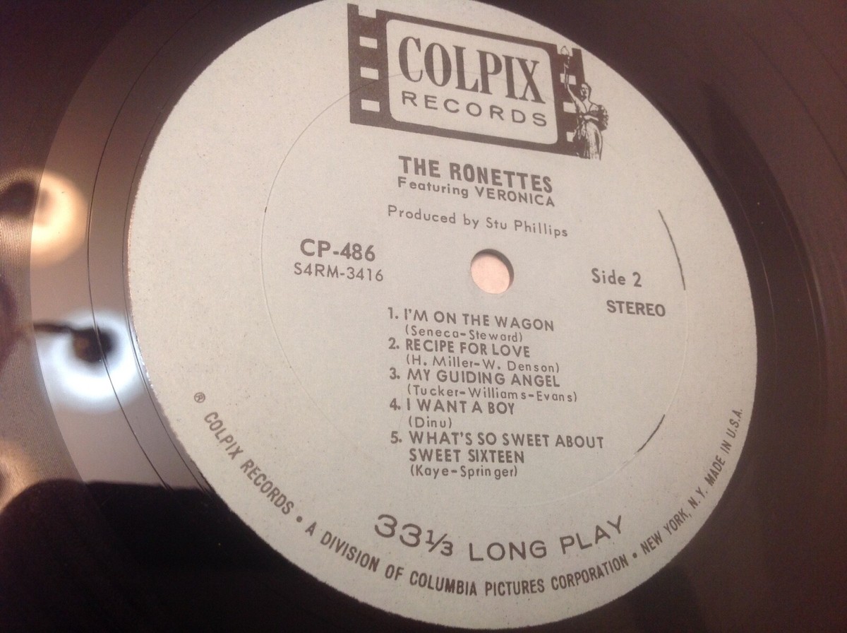THE RONETTES with Veronica LP (Colpix SCP-486, ORIGINAL1965 STEREO