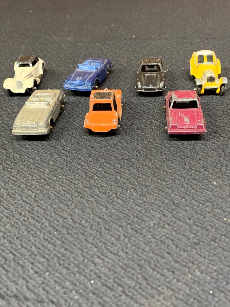 Vintage Die Cast Car Lot