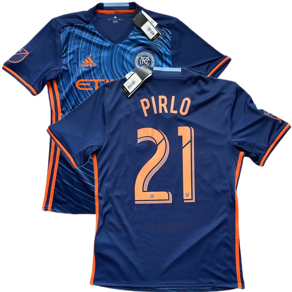 【正規品】NYCFC ピルロ #21 ユニフォーム 2015〜2016シーズン New York City FC 2015/2016 MLS Home Soccer Adidas Jersey