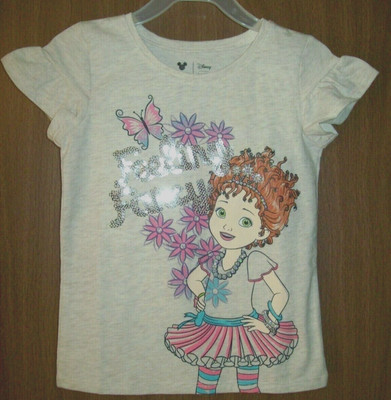 New Girl's Fancy Nancy, Feeling Fancy Flutter Sleeve T-Shirt, Sz 2T, Tee