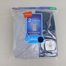 Hanes Boys 2-Pack Tagless Wicking Cool Comfort Undershirts 14-16 Large 6041