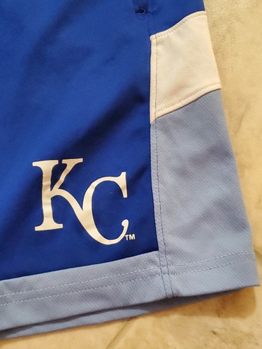 Pantalones Cortos KC Kansas City Royals Juveniles L 10/12 MLB Genuinos Equipo Atletismo Bolsillos - Imagen 4 de 11