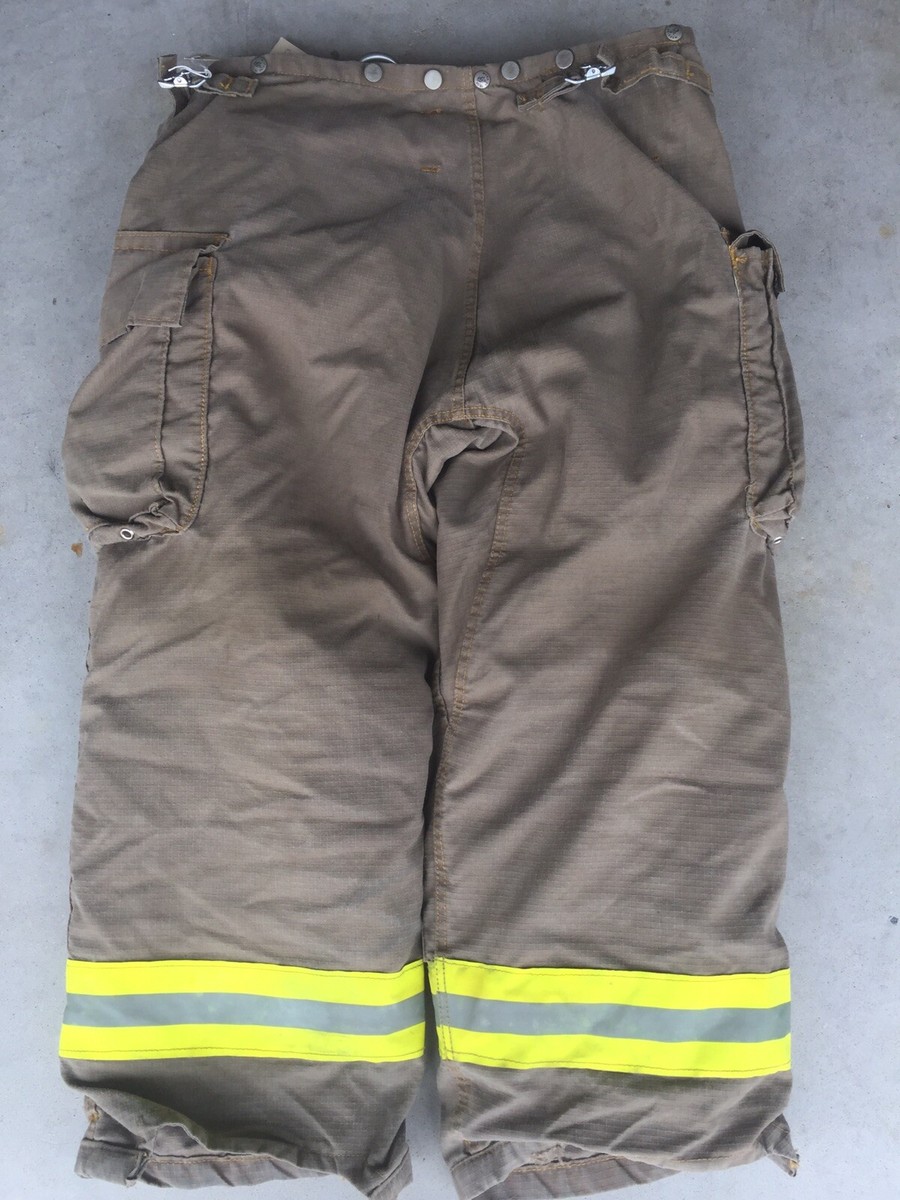 パンツ 00s MORNING PRIDE Fireman Pant Firefighter Honeywell Morning Pride Turnout Bunker Pants 46
