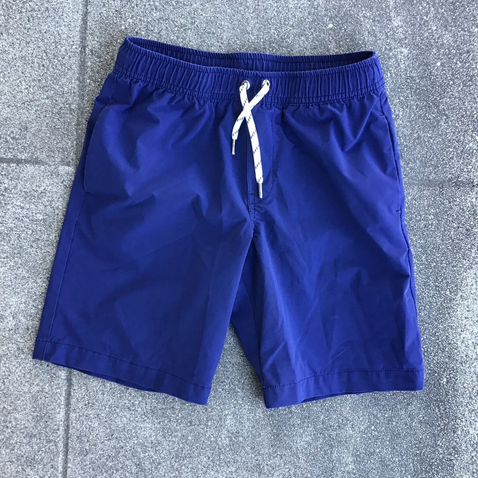 Ralph Lauren Polo Blue Shorts Kids Size 8 Red Logo Swimming - Image 2 of 4