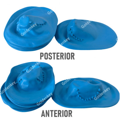 KERR 3D Rubber Dental Dam Sheets OptiDam Anterior Posterior Nipple Shape