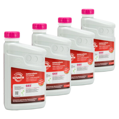 4L 4 Liter BASF GLYSANTIN Frostschutz Kühlerfrostschutz Konzentrat G65 ...