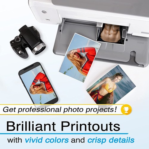 Koala Ultra Premium Satin Photo Paper 8.5x11 72lb 100 Ct Inkjet Printer Epson HP - Picture 7 of 11