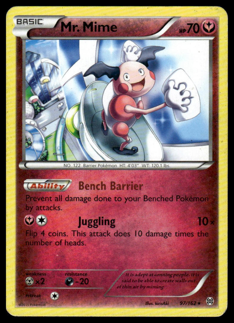 XY - BREAKthrough #97/162 Mr. Mime