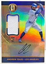Andrew Toles 2017 Panini Gold Standard Jersey RC Autograph Auto #d/199 - DODGERS