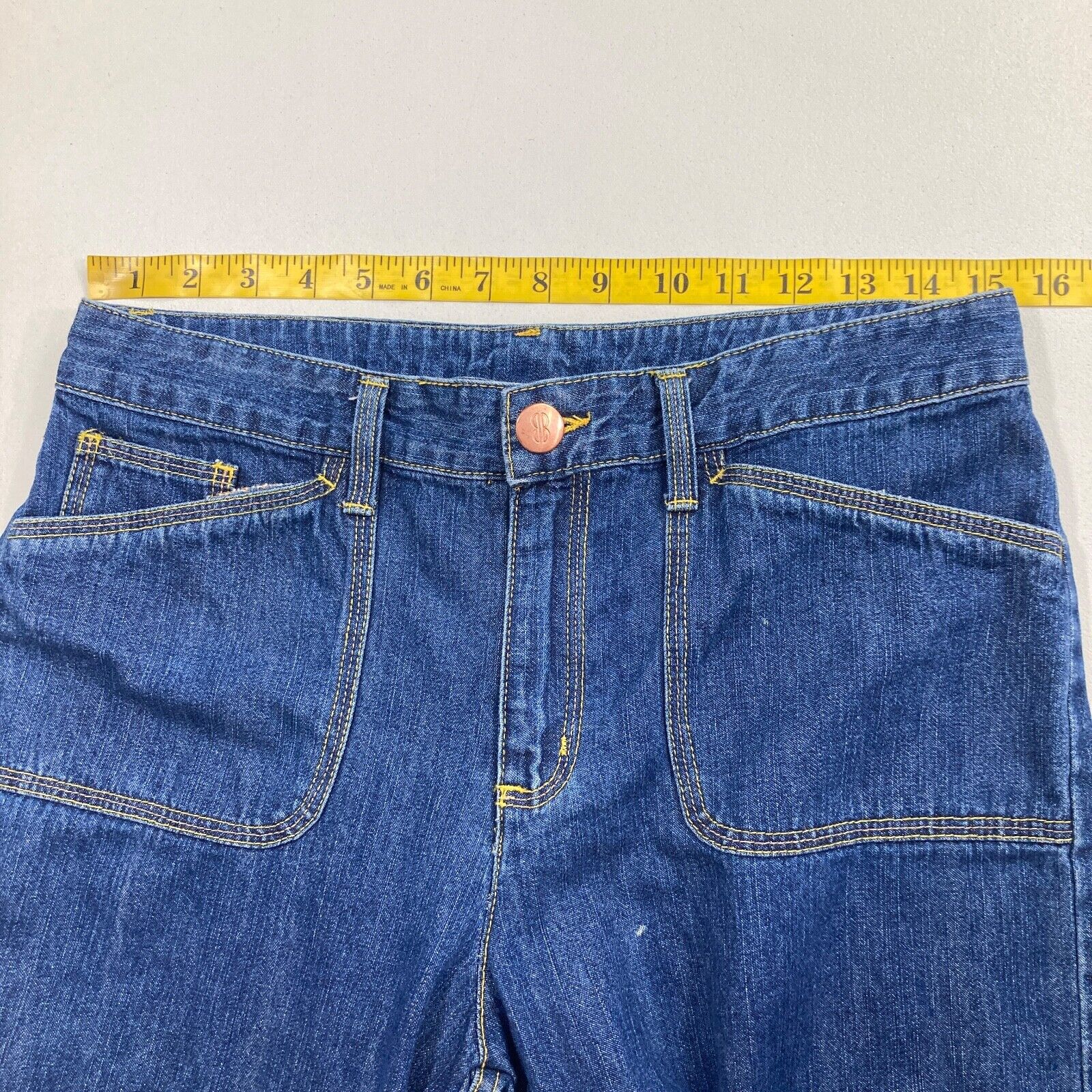 Vintage Bill Blass Womens Jeans Culottes Size 6 B… - image 13