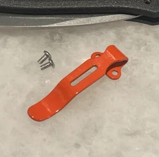 Flat Rescue Orange Pocket Clip For Benchmade 530 Bugout 535 533 Mini 537  Knife