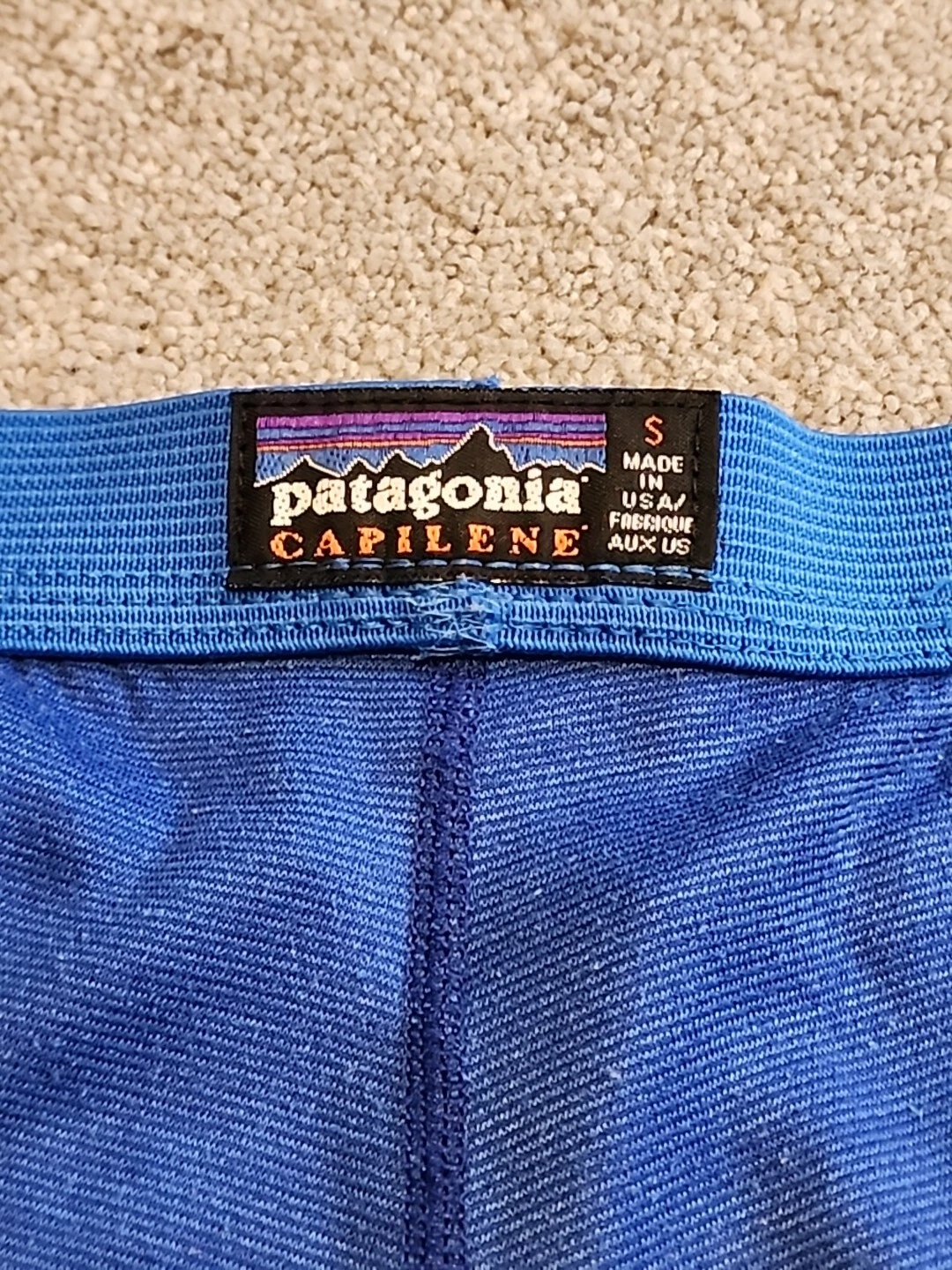Vintage Patagonia Capilene Base Layer Pants Small Made in USA