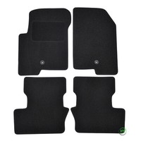 Velour FußMatten Autotepiche FüR Dodge Caliber 2007-2012 4-Tlg Rund Bef.