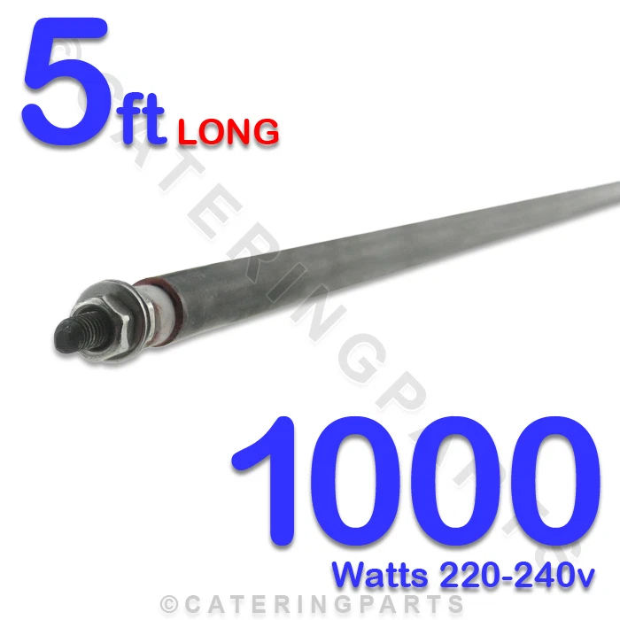 HE6010 60/ 5 FOOT LONG 1000 watt 1kw HEATING ELEMENT 8MM OD DRY WET ROD  TYPE | eBay