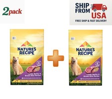 Nature's Recipe Dry Dog Food Adult - Lamb, Rice - 24 Lb x 2 Pack