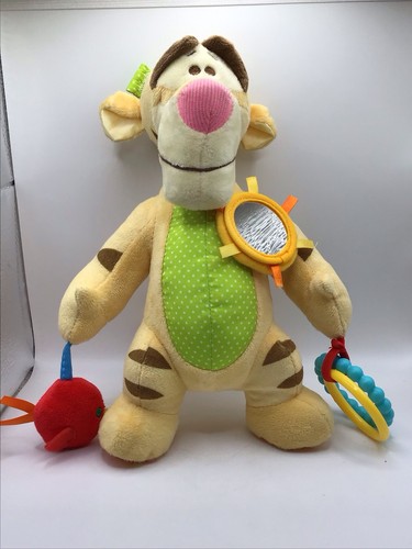 Disney Baby Tigger On-the-Go Activity 10" Plush Animal Stroller Car Seat Toy