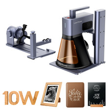 LaserPecker LP2 Plus 10W Desktop Laser Engraver Cutter With Rotary Extension