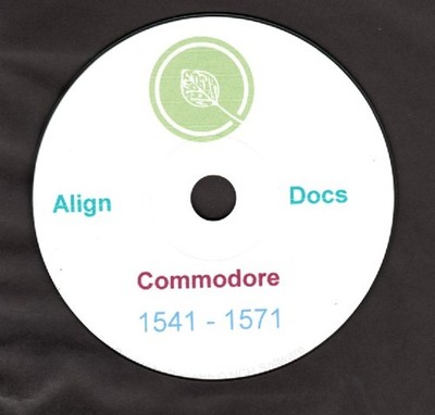 Commodore 64 - 128 - 1541-1571 Drive Alighment & Utility - CD