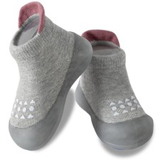 Hstyle Baby Sock Shoes Toddler Walking Infant 9-12 Months Infant, Grey