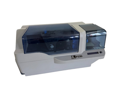 Zebra P330i USB Single Sided ID Card Color Printer *Power Tested