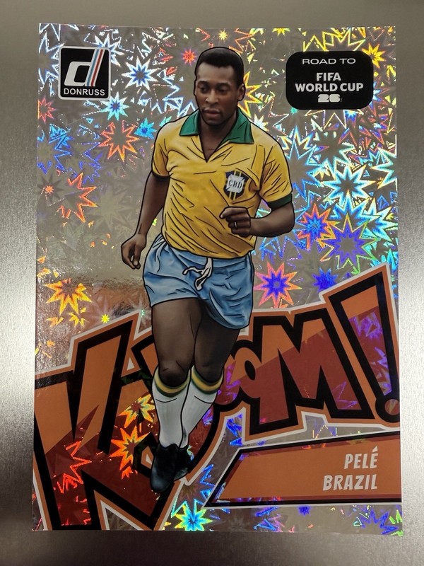 2025-2026 Panini Donruss Road To World Cup PELE Jumbo Kaboom! #23 Brazil 🇧🇷
