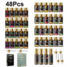MAYJAM 48Pcs Pure Essential Oil Set Aromatherapy Gift Diffuser Fragrance Oil 5ml