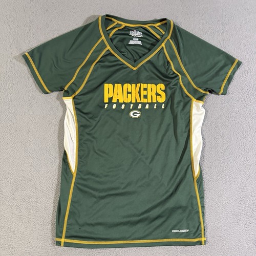 Green Bay Packers Damen Shirt Größe Medium Majestic Fan Mode grün & gelb