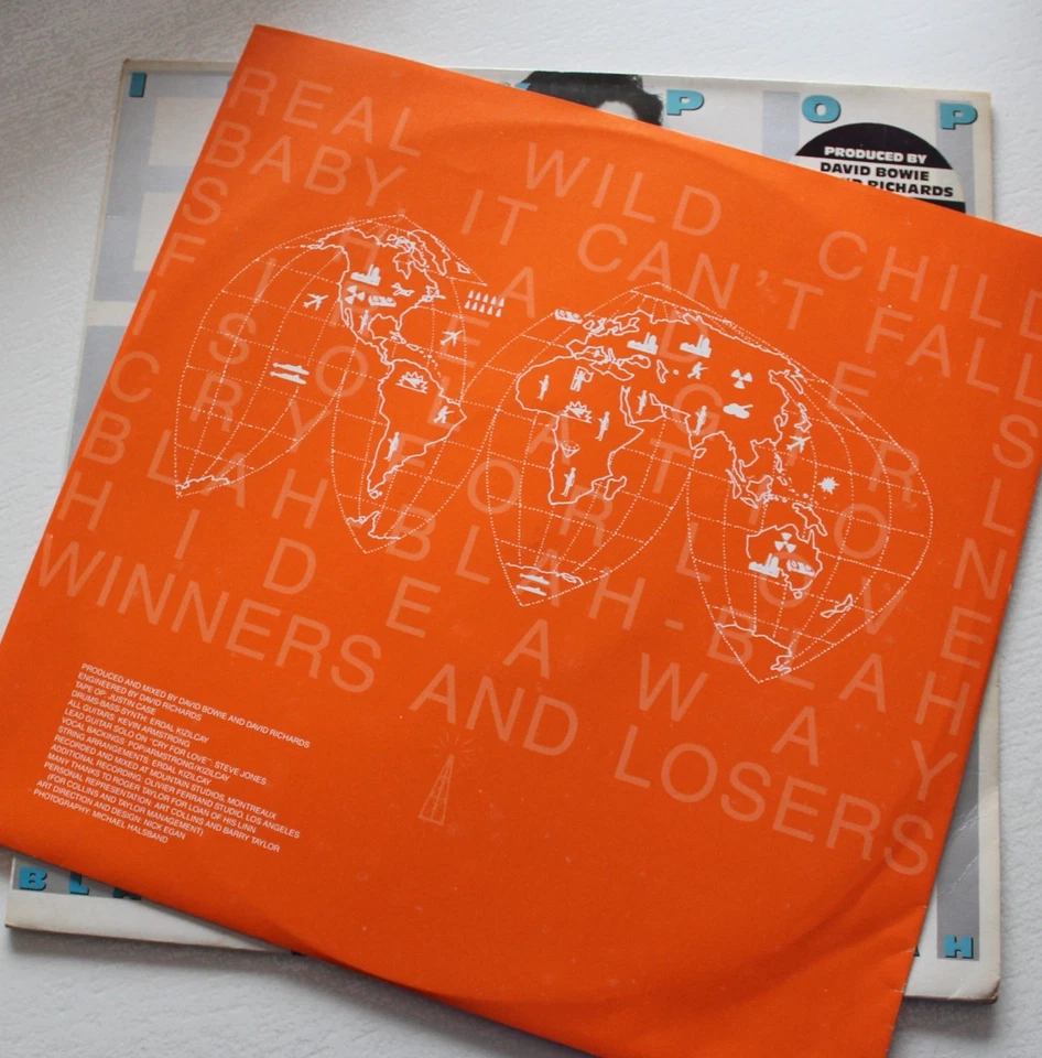 Iggy Pop, blah blah blah , 33 tours - Photo 4/4