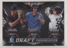 2019 Bowman Draft Chrome Progression JJ Bleday Connor Scott Trevor Rogers vs1
