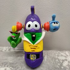 Veggietales LARRY-BOY Talking Plush Super-Suction Ears Fib and Rumor Weed Rare