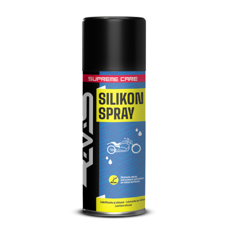 Spray silicone RMS 400mL pour protéger les joints caoutchouc de voiture et moto
