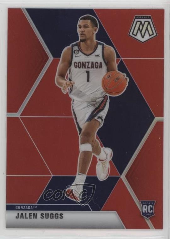 2021-22 Panini Chronicles Draft Picks Mosaic Red 131/149 Jalen Suggs #253 1i1p