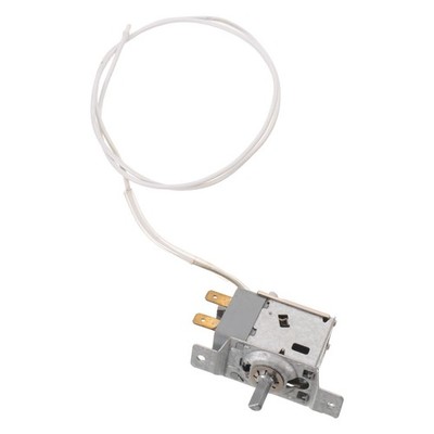Refrigerator Thermostat, Temperature Control Thermostat with 2 Pins, Compatible