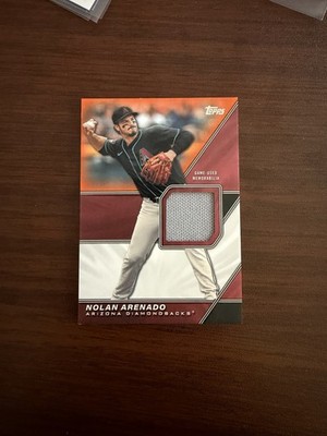 2026 Topps Baseball Series 2 Nolan Arenado Patch Relic /25 Orange