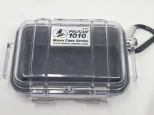 Pelican Micro Case 1010   Clear Waterproof   Black Rubber Interior